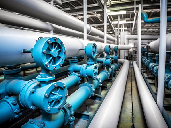 Accesorios ranurados de tubería para Planta de agua potable