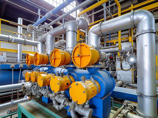 Accesorios ranurados de tubería para Planta de generación de energía