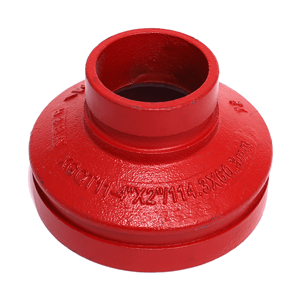 Reductor concéntrico ranurado