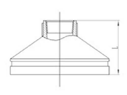Reductor concéntrico roscado