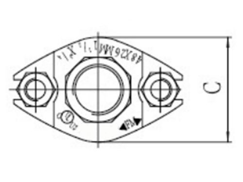 Tee mecánica tipo U (rosca U)