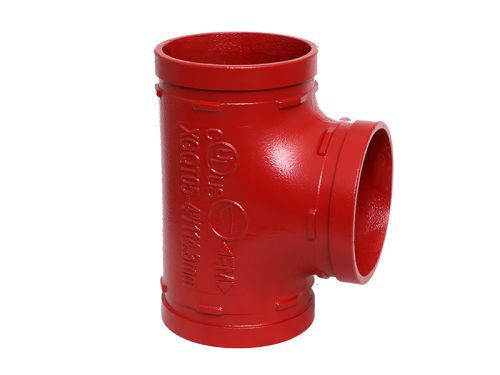 Tee ranurada (tubos de igual tamaño)