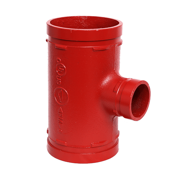 Tee reducida ranurada