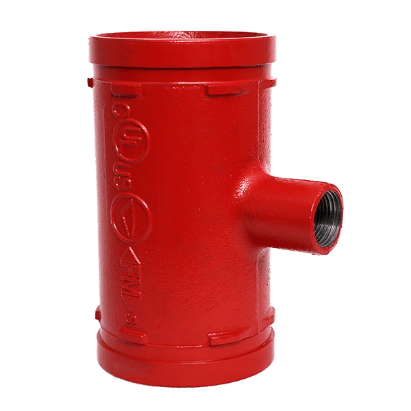 Tee reducida roscada